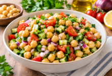 Ensalada garbanzos: receta fácil, fresca y llena de sabor 8 Ensalada garbanzos