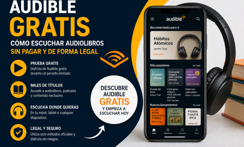Audible gratis: cómo escuchar audiolibros sin pagar de forma legal 7 Audible gratis