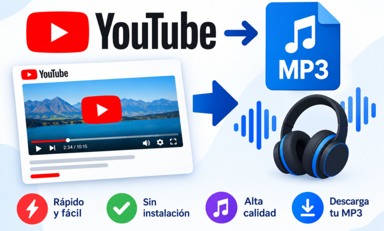 Convertidor YouTube a MP3: guía completa para convertir audio de forma segura 2 Convertidor YouTube a MP3
